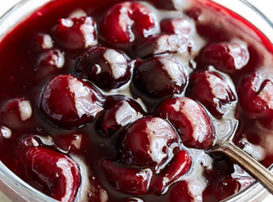 Cherry pie filling (with cherry content - 65%)